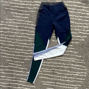 Madewell splits 59 yoga leggings colorblock XS